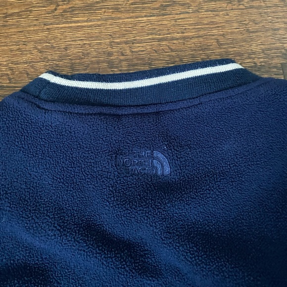 The North Face Men’s Navy Fleece Pullover Large - Picture 11 of 15